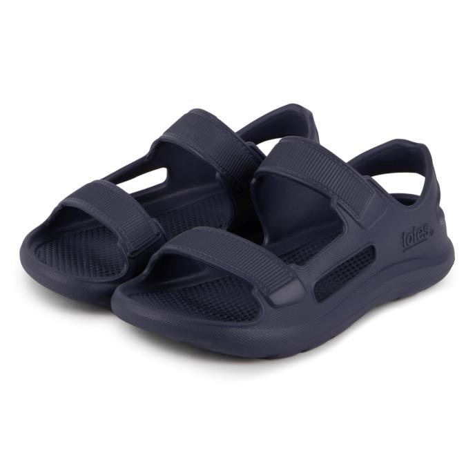 totes® SOLBOUNCE Kids Sport Sandal Navy Extra Image 1
